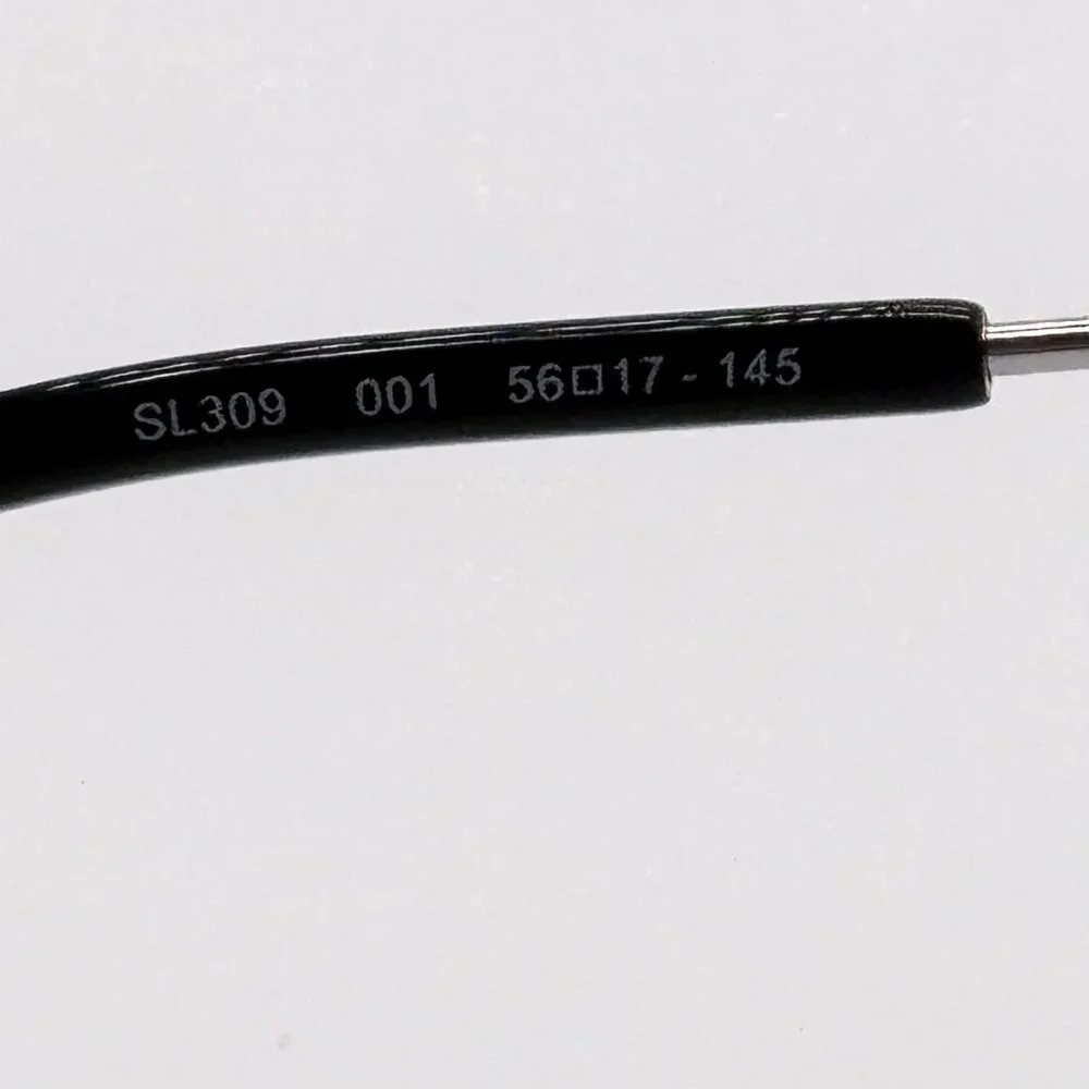 NEW SAINT LAURENT SUNGLASSES SL309 001 SILVER UNISEX